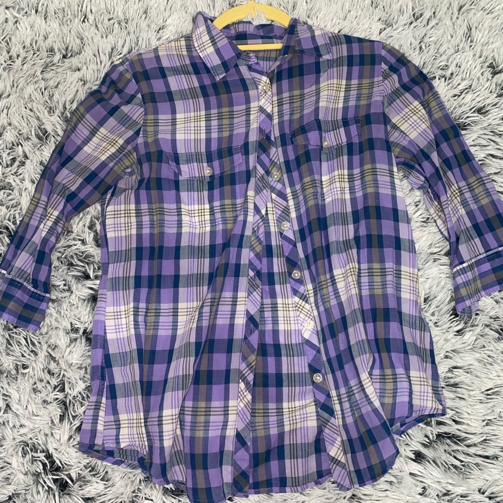 Aeropostale Plaid Button Up Shirt